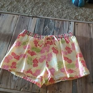 Womens Secret Treasure Pineapple pj shorts